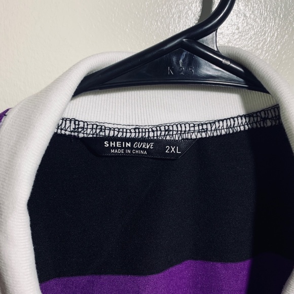 Cropped striped zip-up - Picture 3 of 4